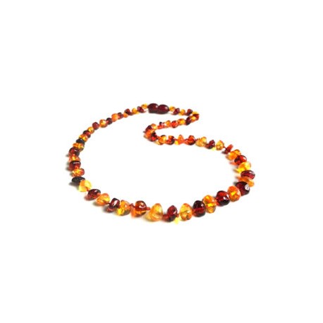 Collar Unisex ámbar báltico Mediterraneo Rojizo