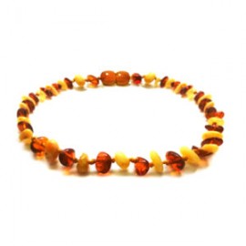 Pulsera bebé mano/tobillo de ámbar báltico Ícaro de 13.5 cm