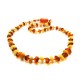 Collar bebé/dentición ámbar báltico Icaro 32 cm