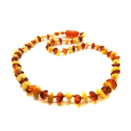Collar bebé/dentición ámbar báltico Icaro 32 cm