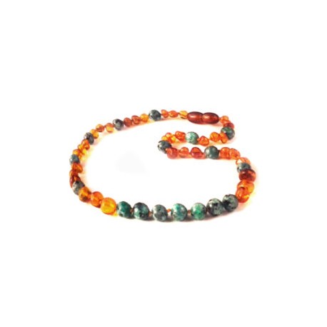 Collar Unisex ámbar báltico Indra